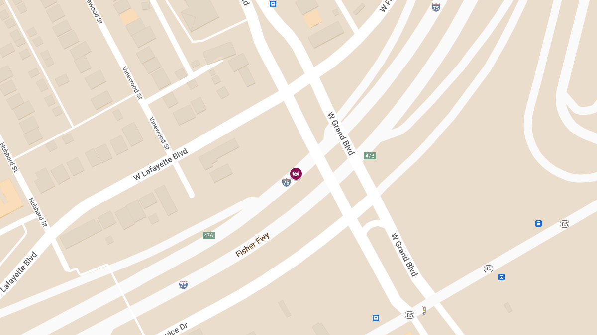 Fatal Hit-and-Run on I-75 Near W Grand Blvd