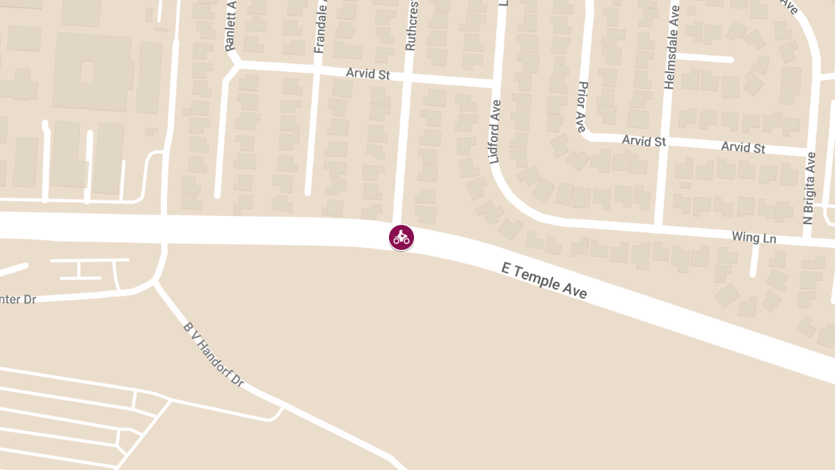 Fatal Motorcycle Accident at Temple Ave & Ruthcrest Ave