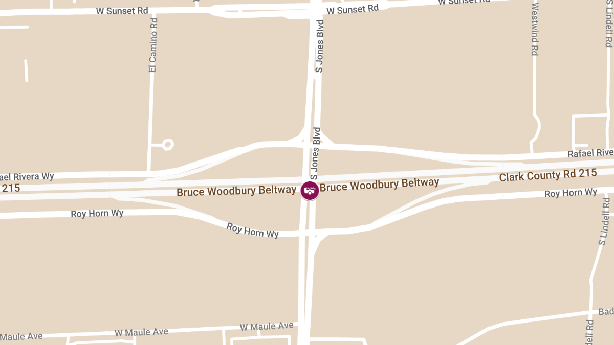 Fatal Motorcycle Accident on 215 Near Jones Blvd