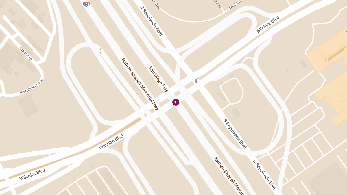 Fatal Pedestrian Accident on I-405 N at Wilshire Blvd