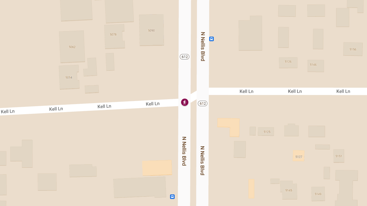 Fatal Pedestrian Accident on Nellis Blvd at Kell Ave