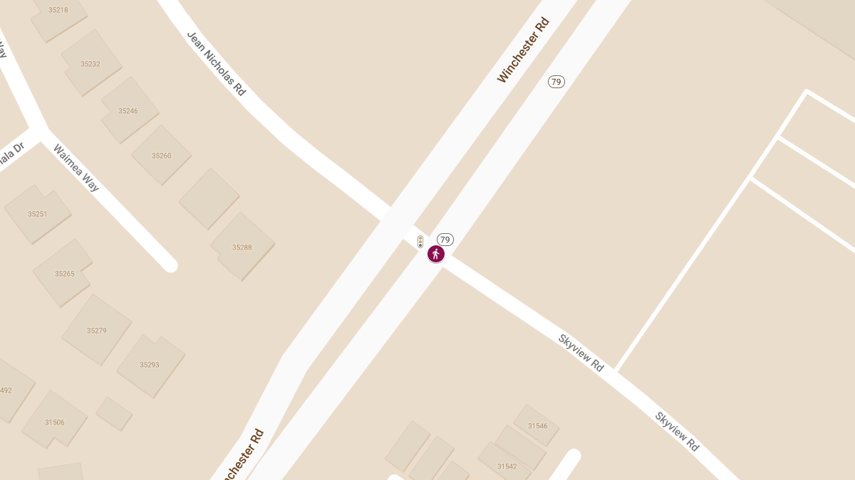 Fatal Pedestrian Accident on State Route 79 at Skyview Rd