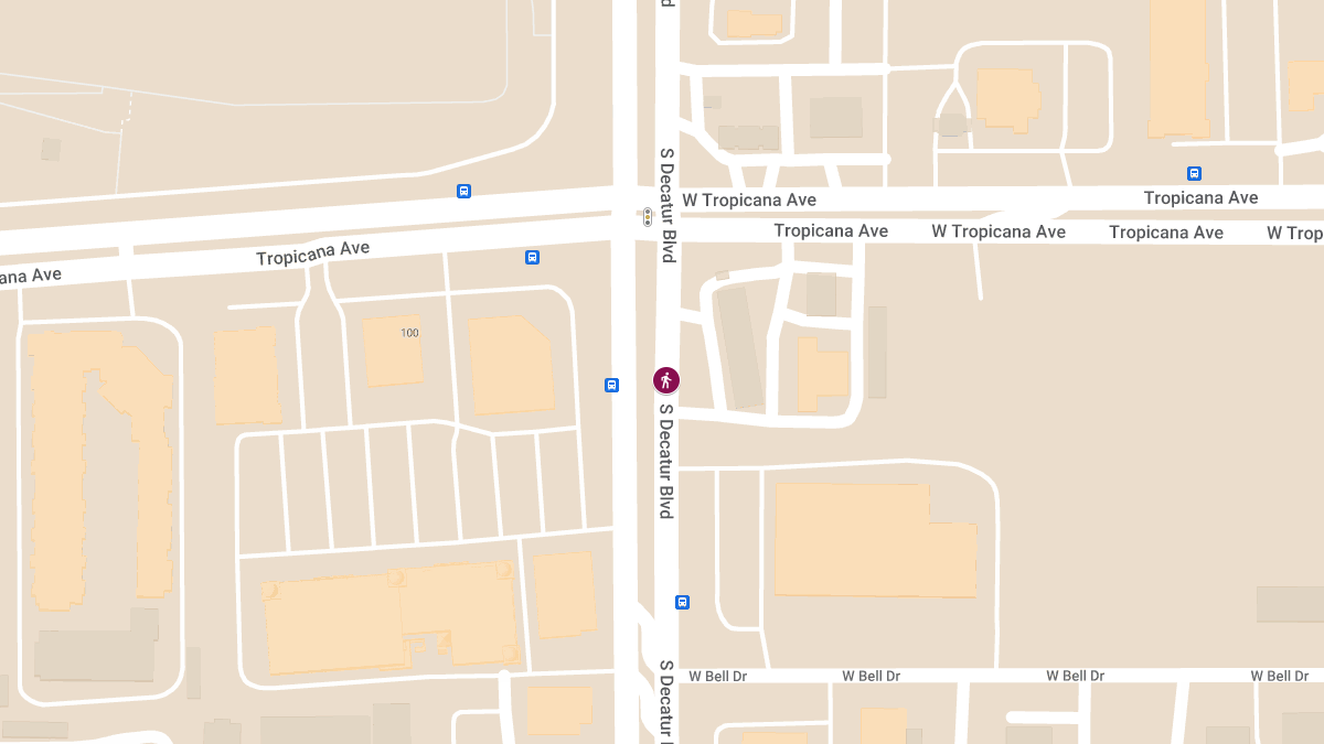 Fatal Pedestrian Crash on Decatur Blvd Near Tropicana Ave