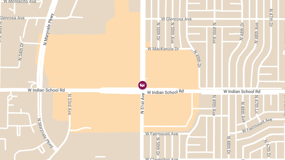 Fatal Two-Vehicle Crash at 51st Ave & Indian School Rd