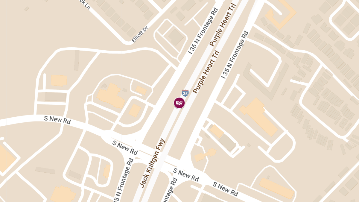 Fatal Vehicle-Pedestrian Crash on I-35 Near New Rd