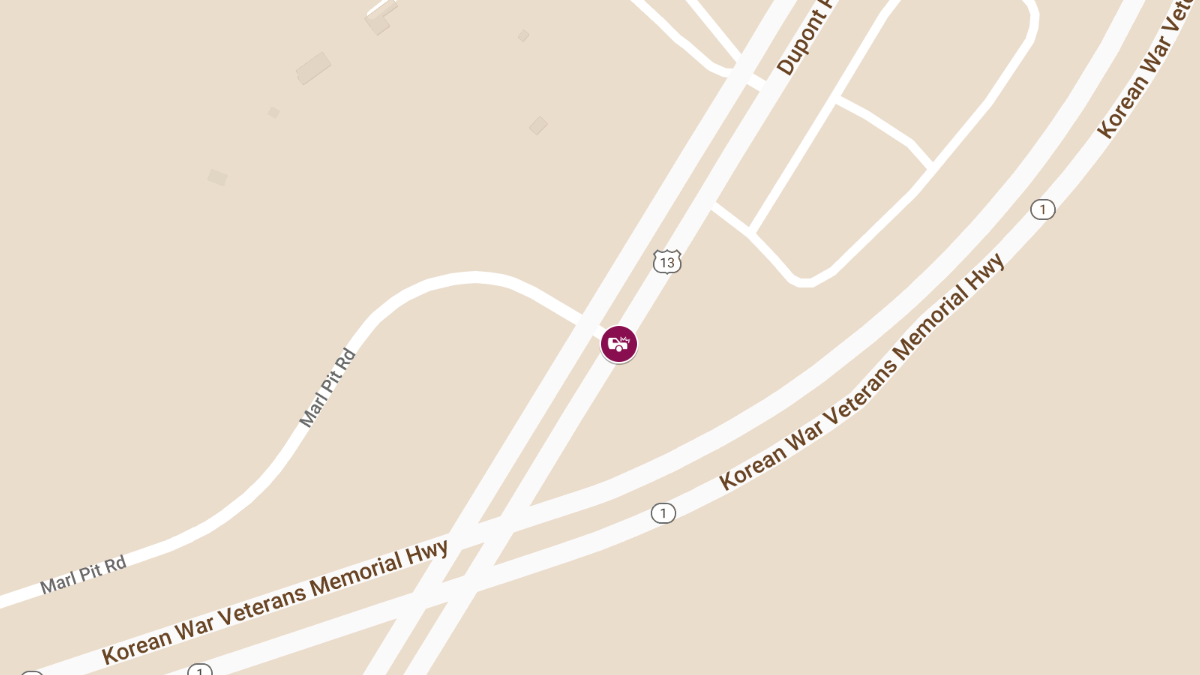 Fatal Wrong-Way Crash on Dupont Pkwy Near Marl Pit Rd