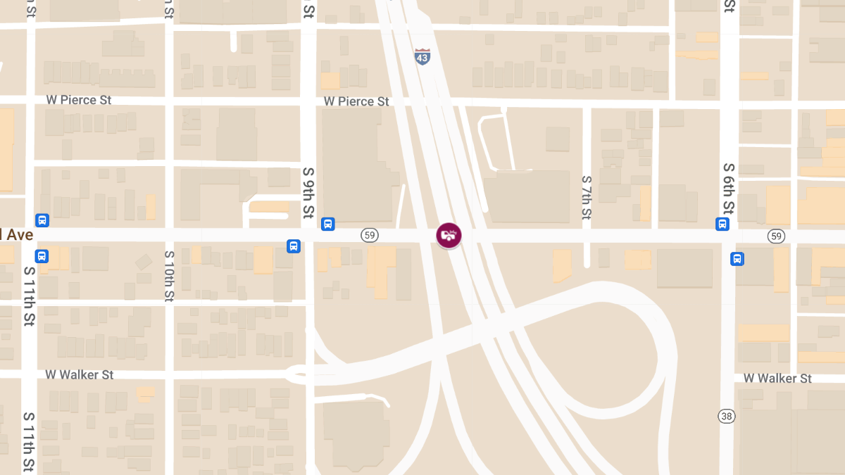 Fatality in Multi-Vehicle Crash on I-43 at National Ave