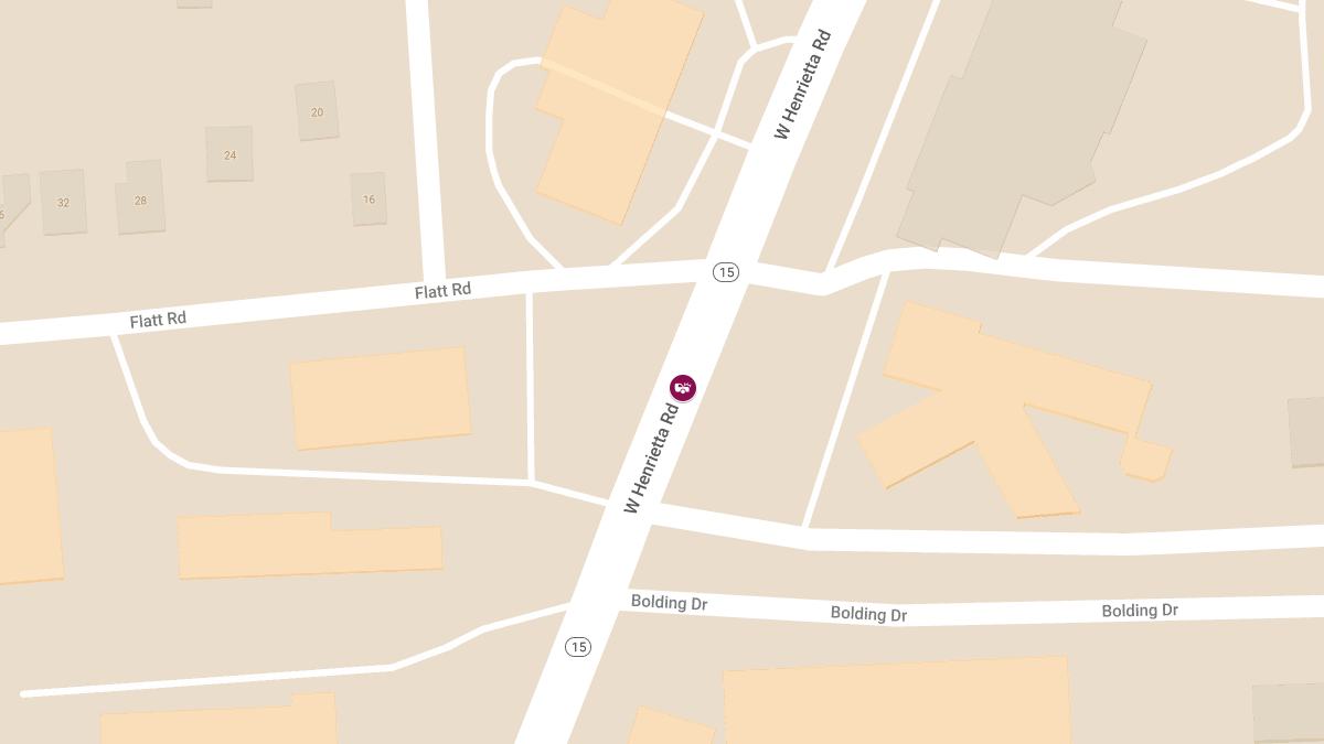 Five Injured in Head-On Crash on W Henrietta Rd