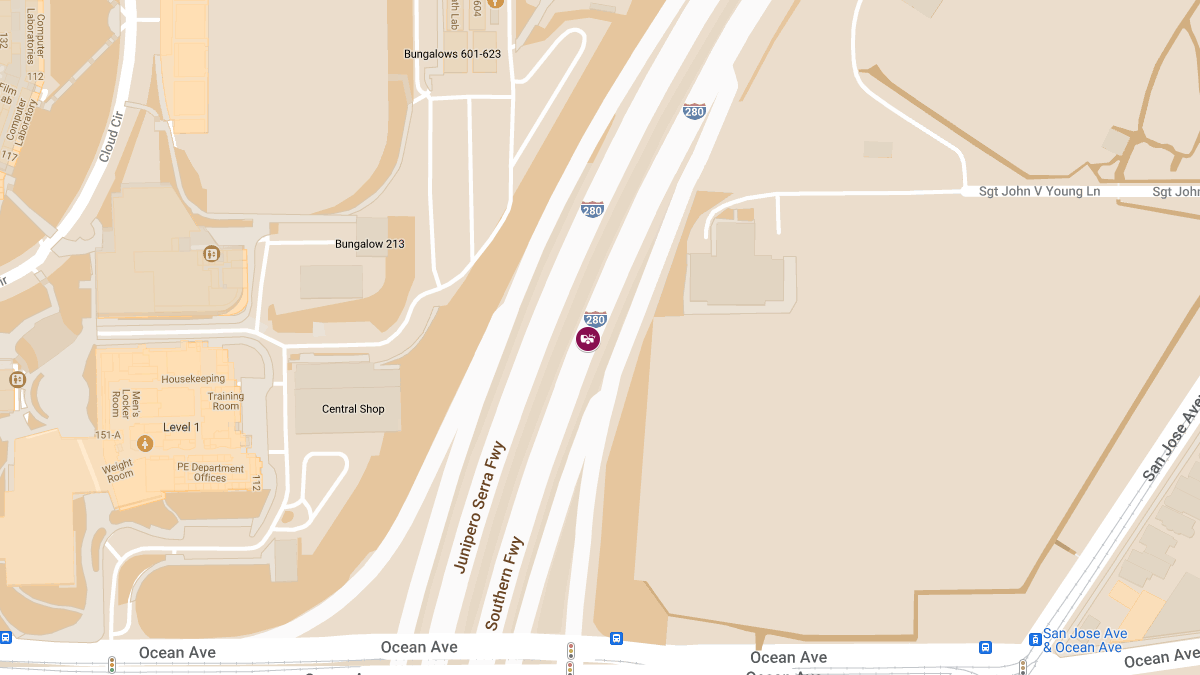 Five-Vehicle Collision on I-280 Near Ocean Ave Off-Ramp Causes Injuries