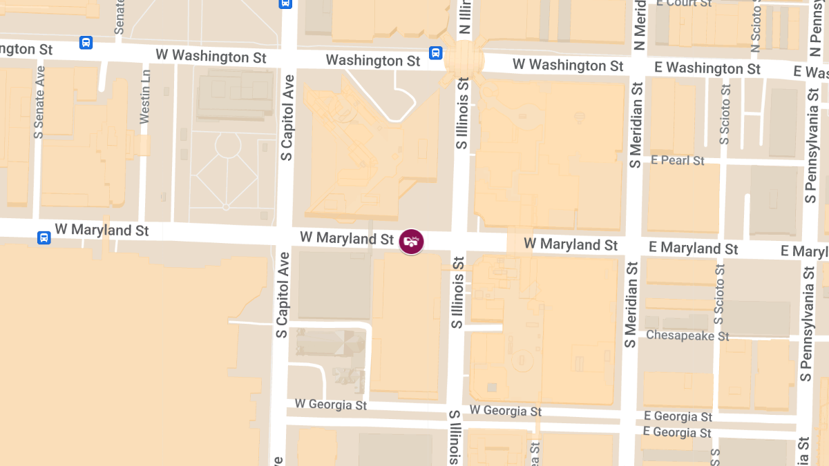 Ford Focus Involved in Injury Collision Near Steak 'n Shake on W Maryland St