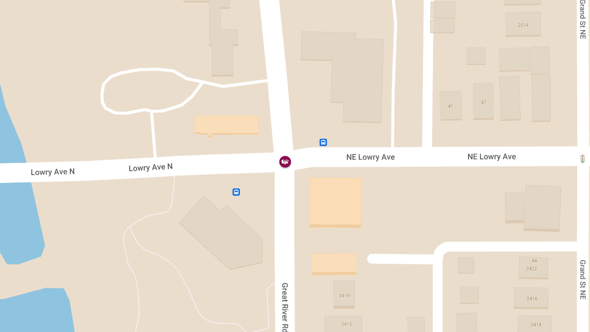 Four-Car Collision with Injuries at Lowry Ave NE & Marshall St NE