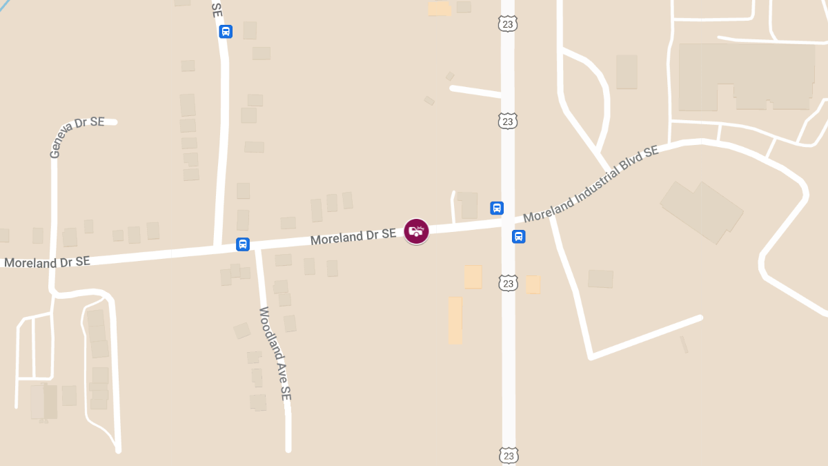 Four Injured in Accident on Moreland Ave SE