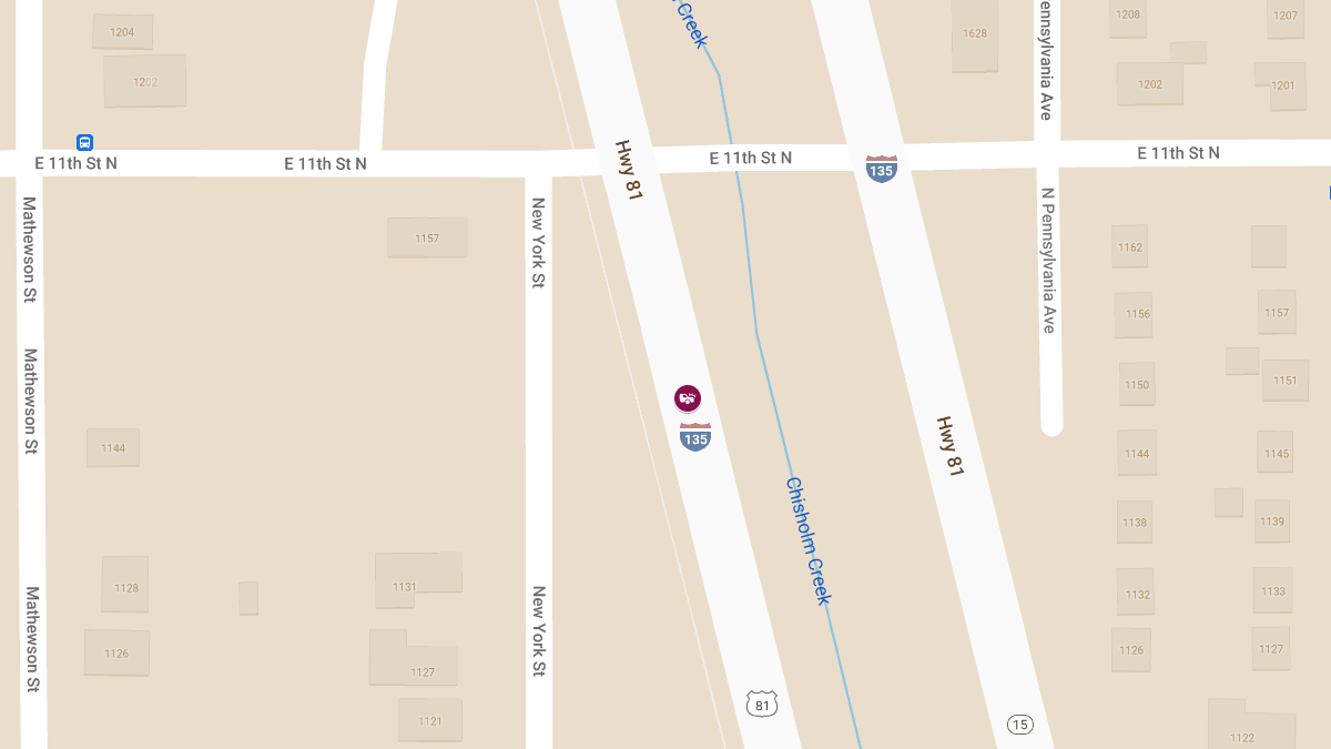 Four Injured in Crash on Douglas Under I-135