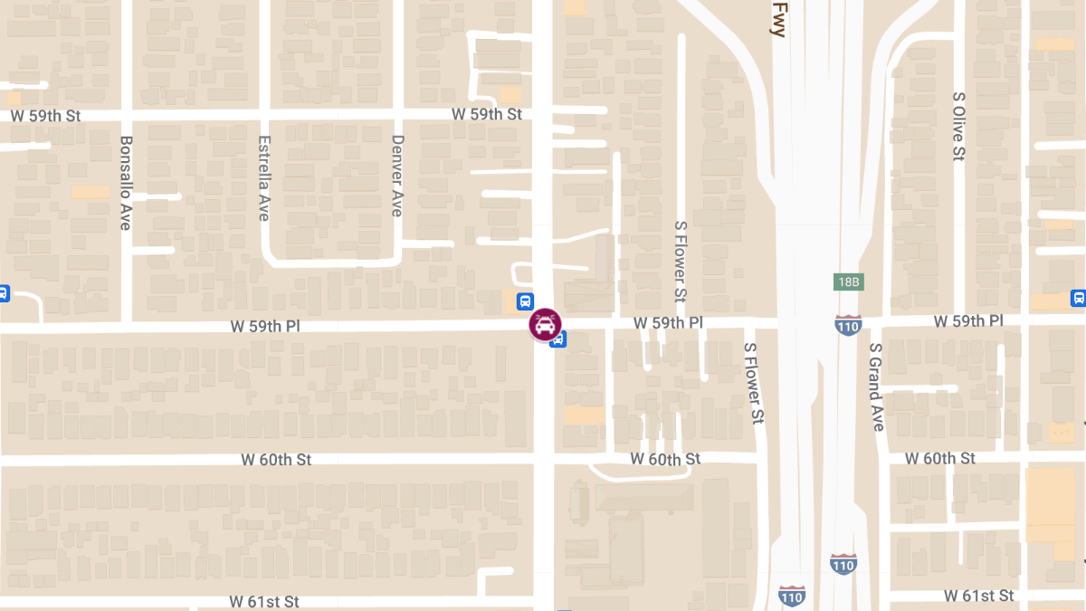 Four Injured in Police Pursuit Collision at W 59th Pl & S Figueroa St