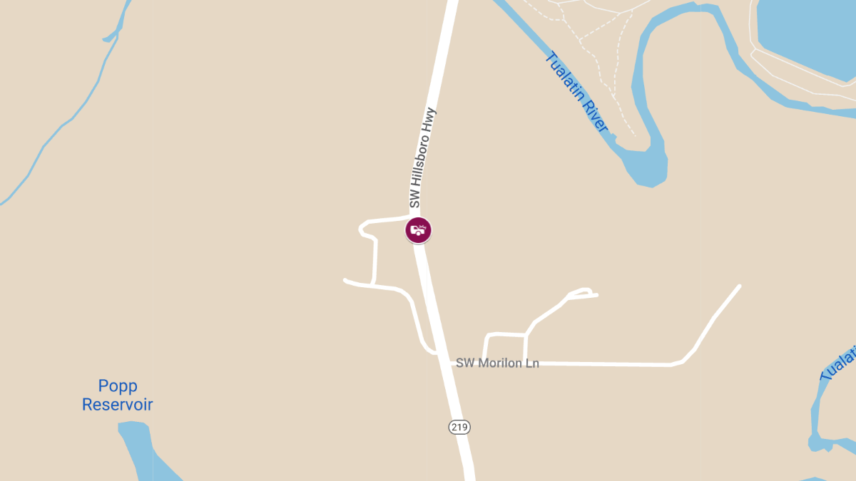 Four Injured in Two-Car Crash on SW Hillsboro Hwy