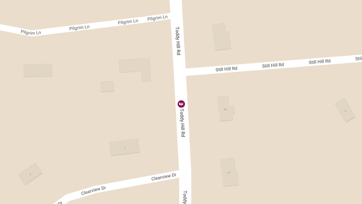 Four Injured in Two-Car Crash on Toddy Hill Rd