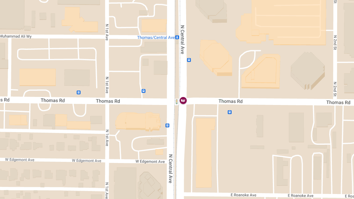 Four Injured in Two-Vehicle Crash at Central Ave & Thomas Rd