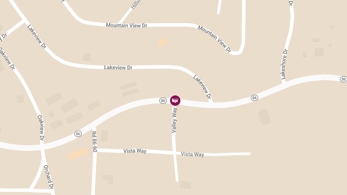 Four Seriously Injured in Two-Vehicle Crash on Hwy 86