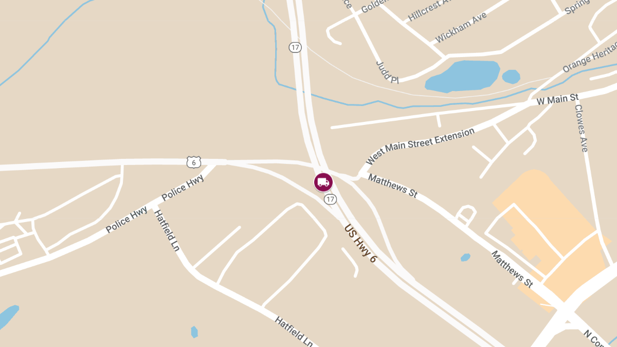 Garbage Truck Rollover with Entrapment on Rte 17 EB