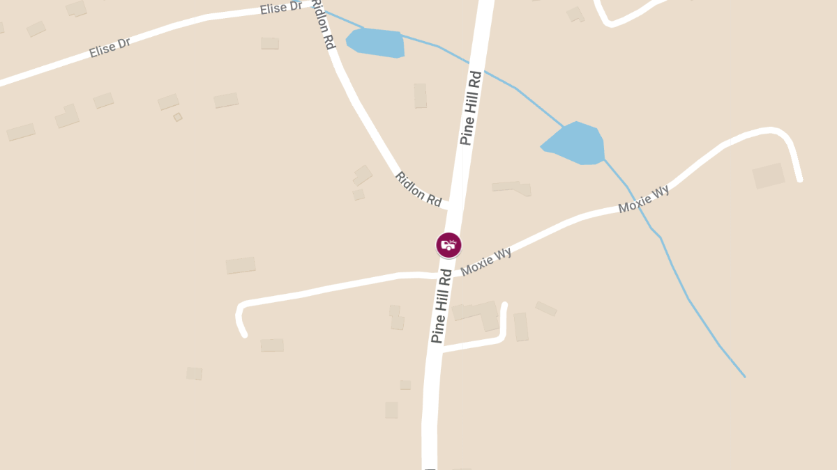 Head-On Collision with Injuries on Pine Hill Rd