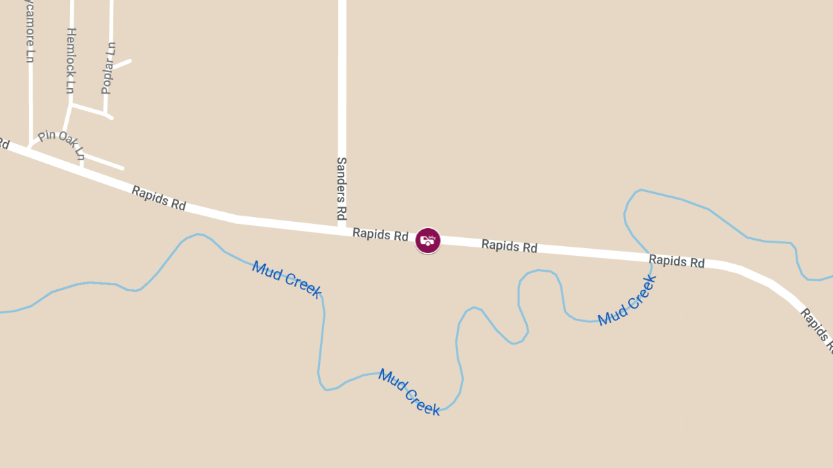 Head-On Collision with Injuries on Rapids Rd