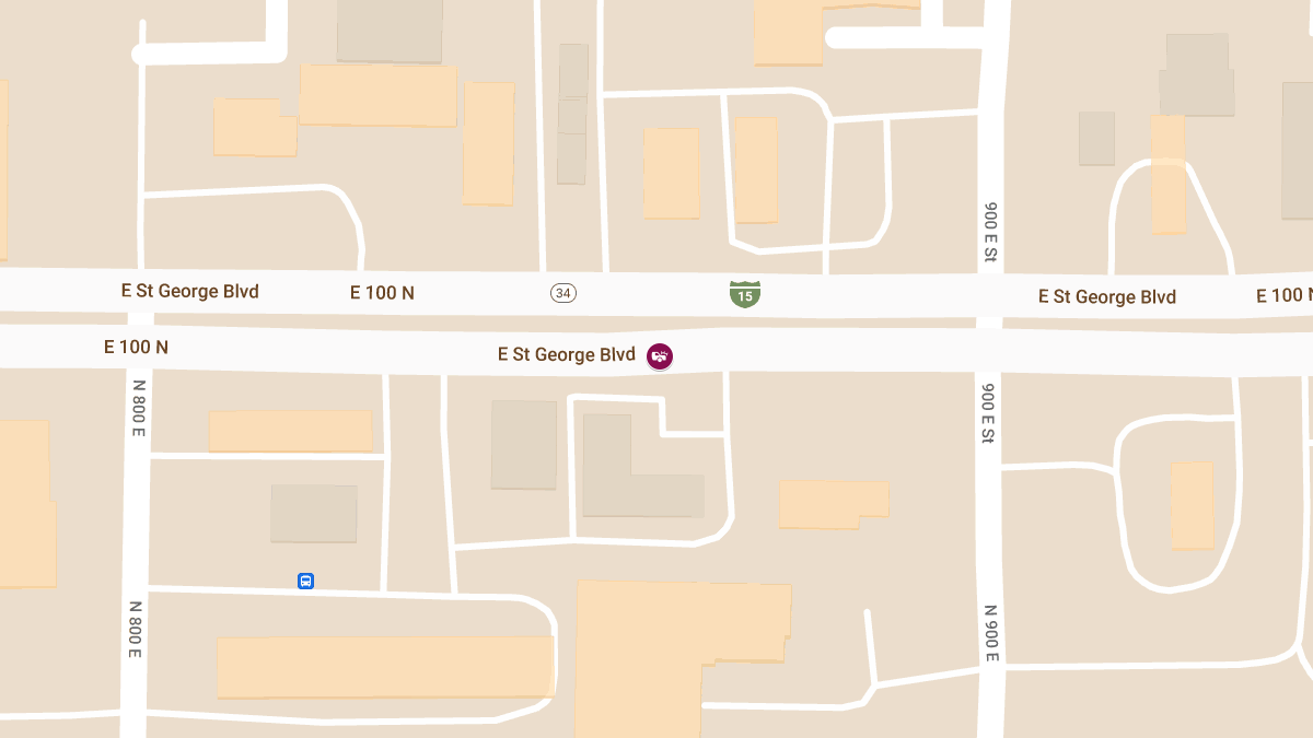 Head-On Crash With Injuries on E St. George Blvd