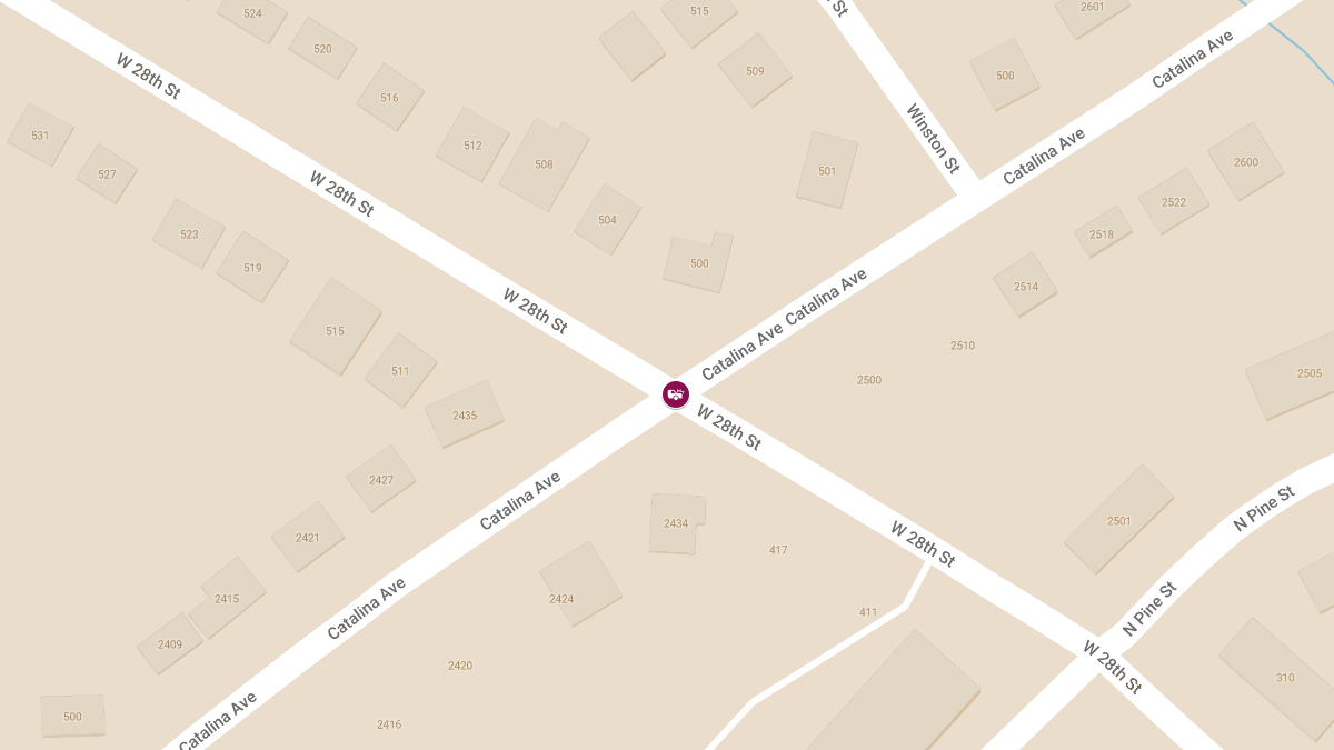 Hit-and-Run Accident With Injuries at Catalina Ave & W 28th St