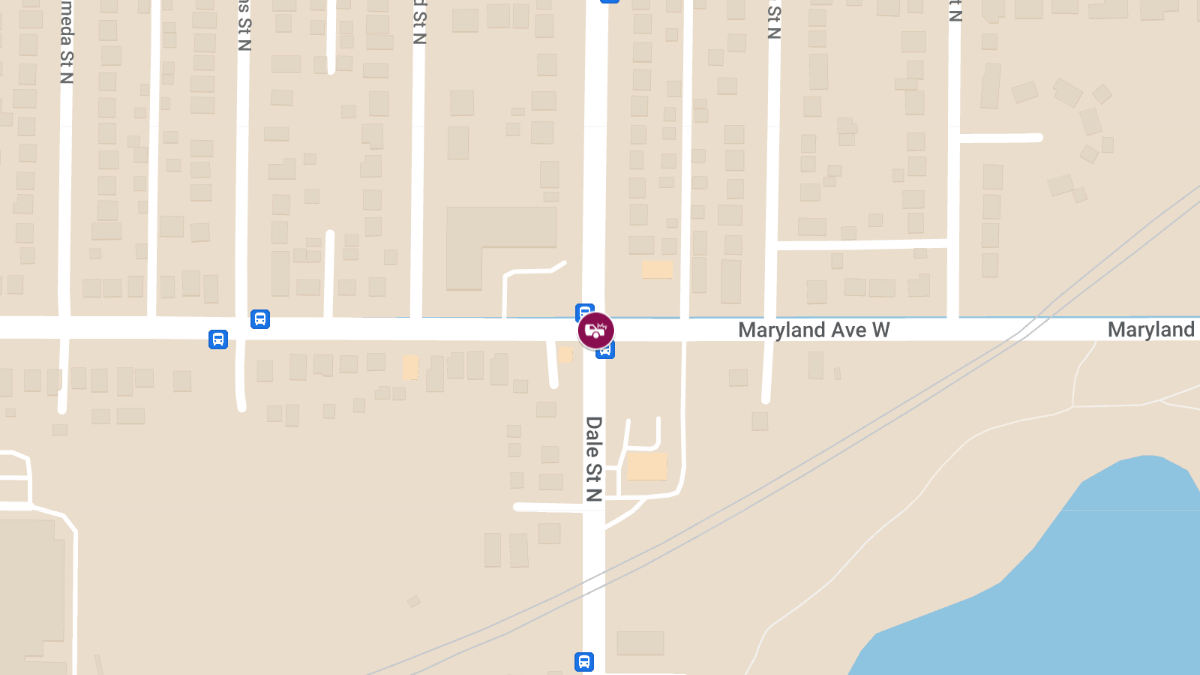 Hit-and-Run Accident with Injuries at Dale St N & Maryland Ave W