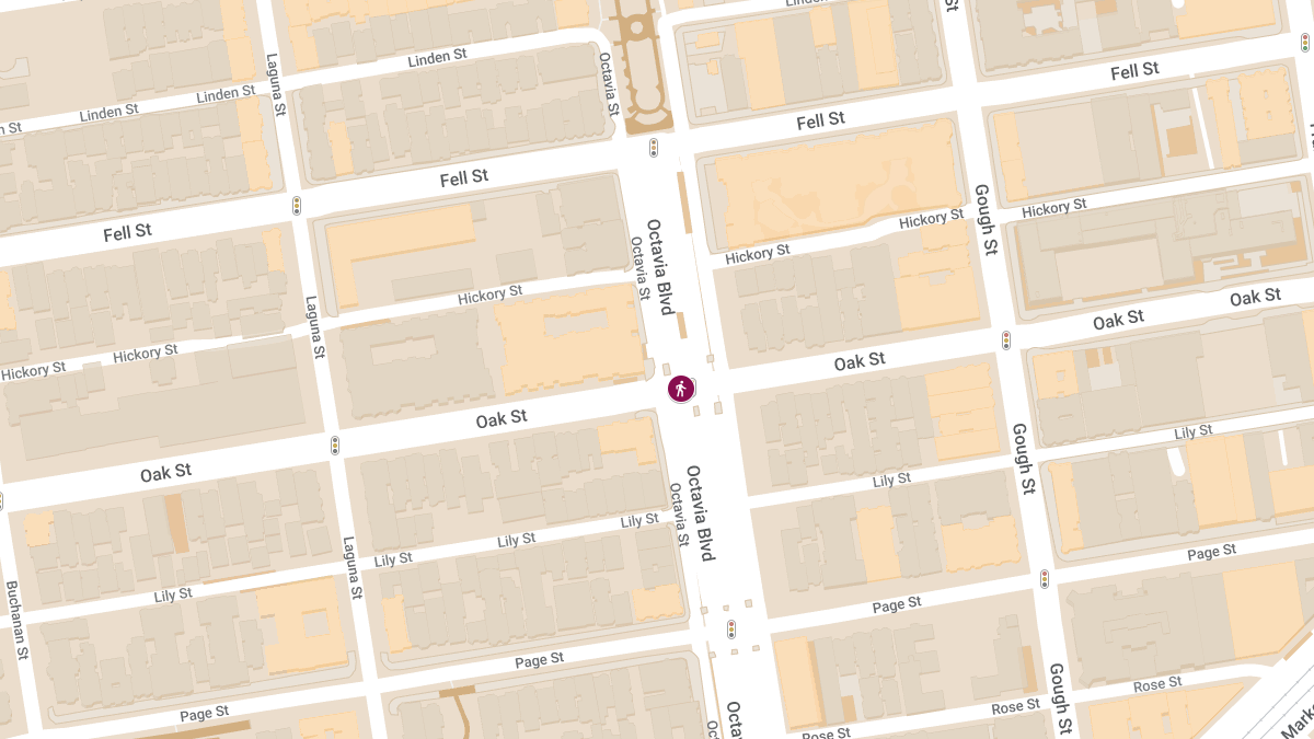 Hit-and-Run Accident with Injuries at Oak St & Octavia St