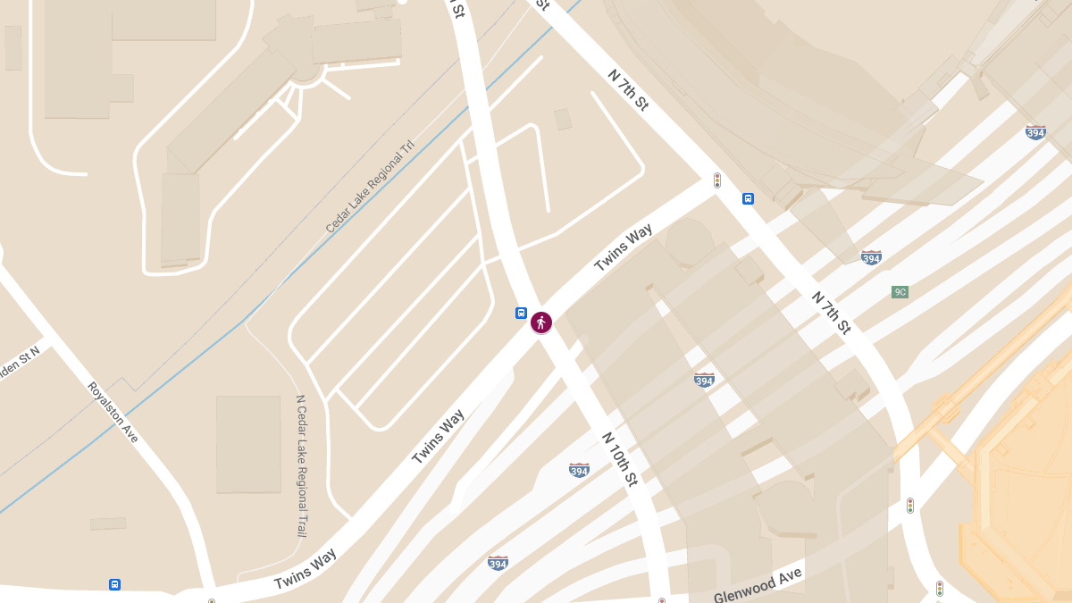 Hit-and-Run Collision with Injuries at N 10th St & Twins Way