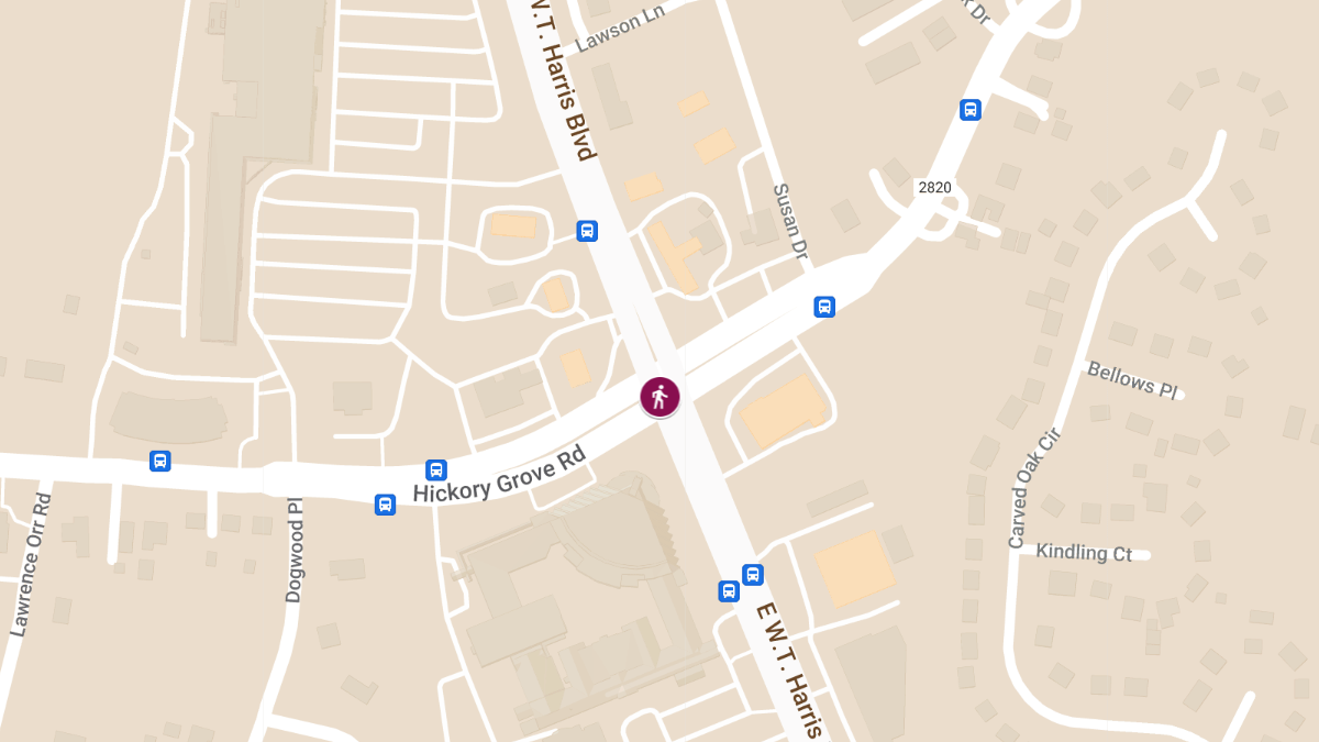 Hit-and-Run Crash With Injuries at Hickory Grove Rd & E W.T. Harris Blvd