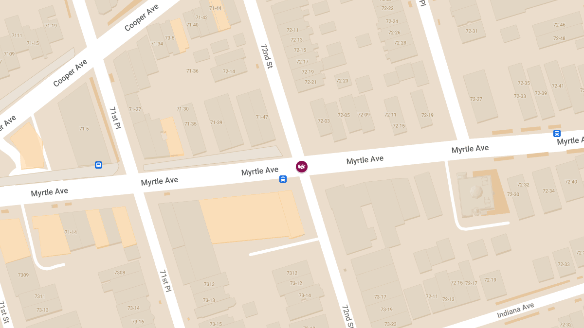 Hit-and-Run Crash With Injuries at Myrtle Ave & 72nd St in Glendale