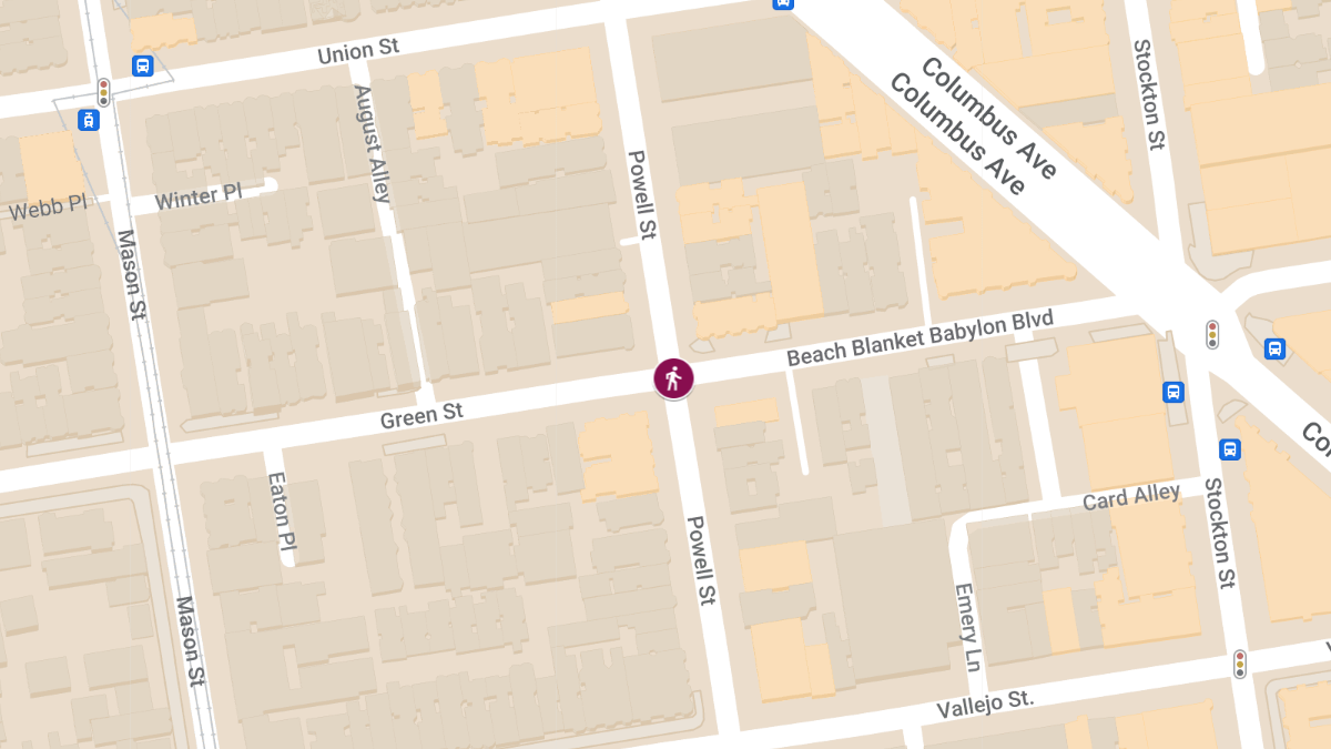 Hit-and-Run Crash With Injuries at Powell St & Green St