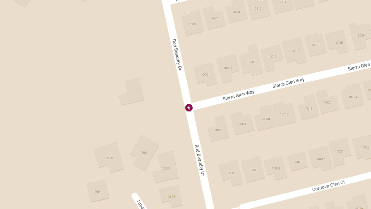 Hit-and-Run Crash With Injuries at Rod Beaudry Dr & Sierra Glen Way