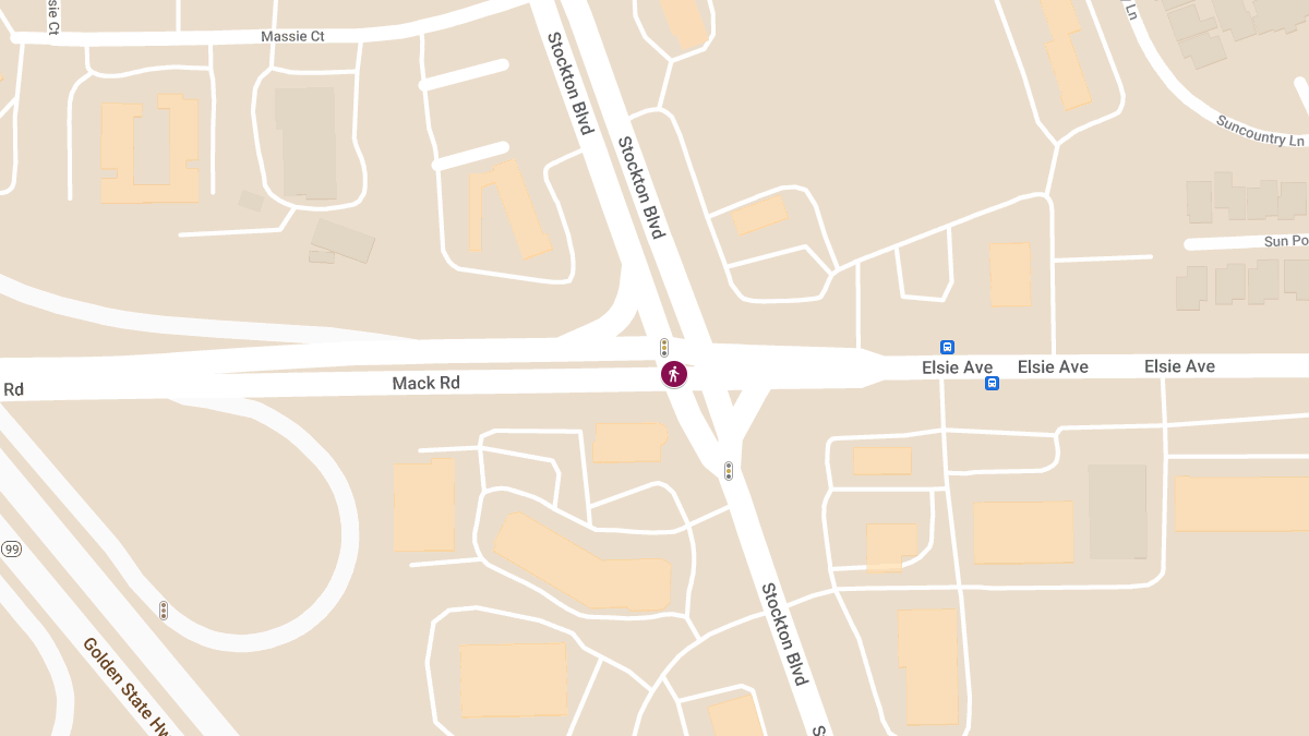 Hit-and-Run Crash With Injuries at Stockton Blvd & Mack Rd