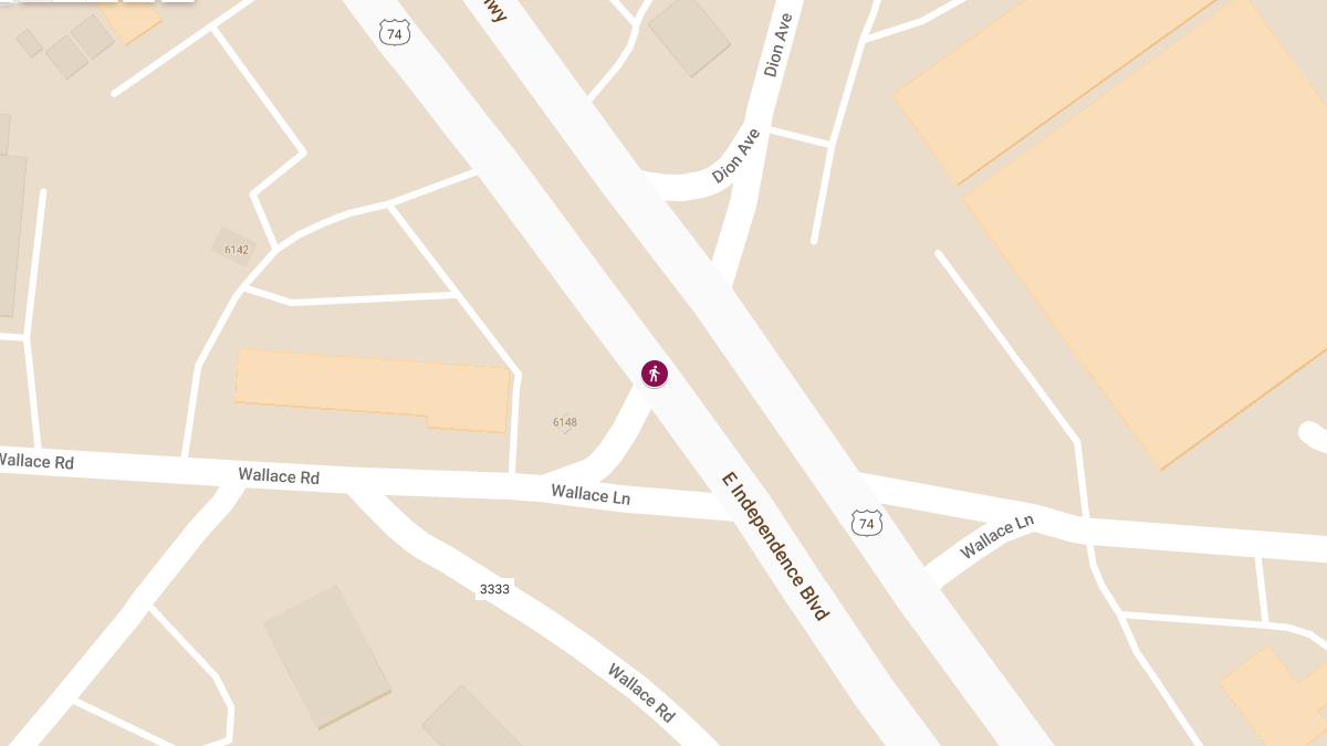 Hit-and-Run Crash With Injuries at Wallace Ln & E Independence Blvd