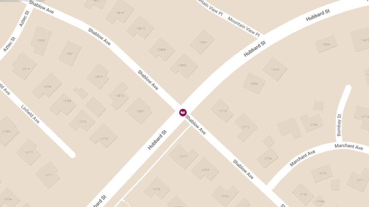 Hit-and-Run Crash eith Injuries at Hubbard St & Shablow Ave