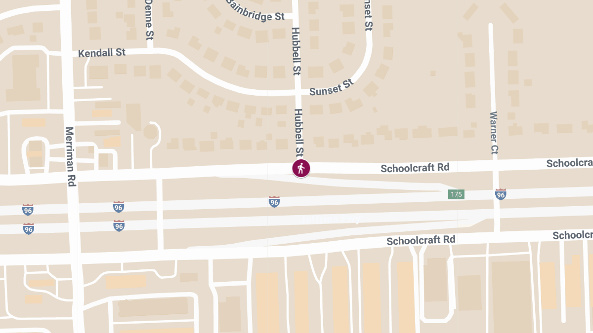 Hit-and-Run Crash with Injuries Reported at Hubbell St & Schoolcraft St