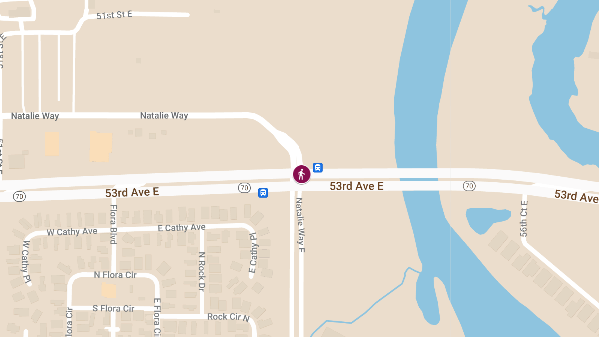 Hit-and-Run Crash with Injuries at 53rd Ave E & Natalie Way