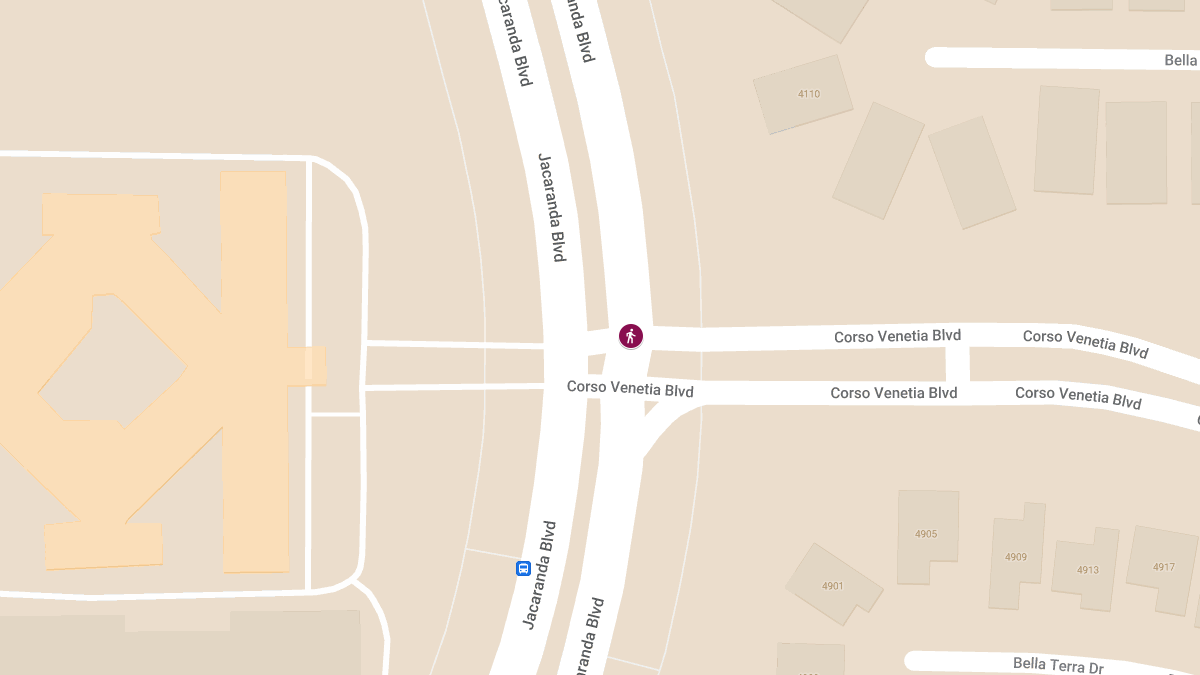 Hit-and-Run Crash with Injuries at Jacaranda Blvd & Corso Venetia Blvd