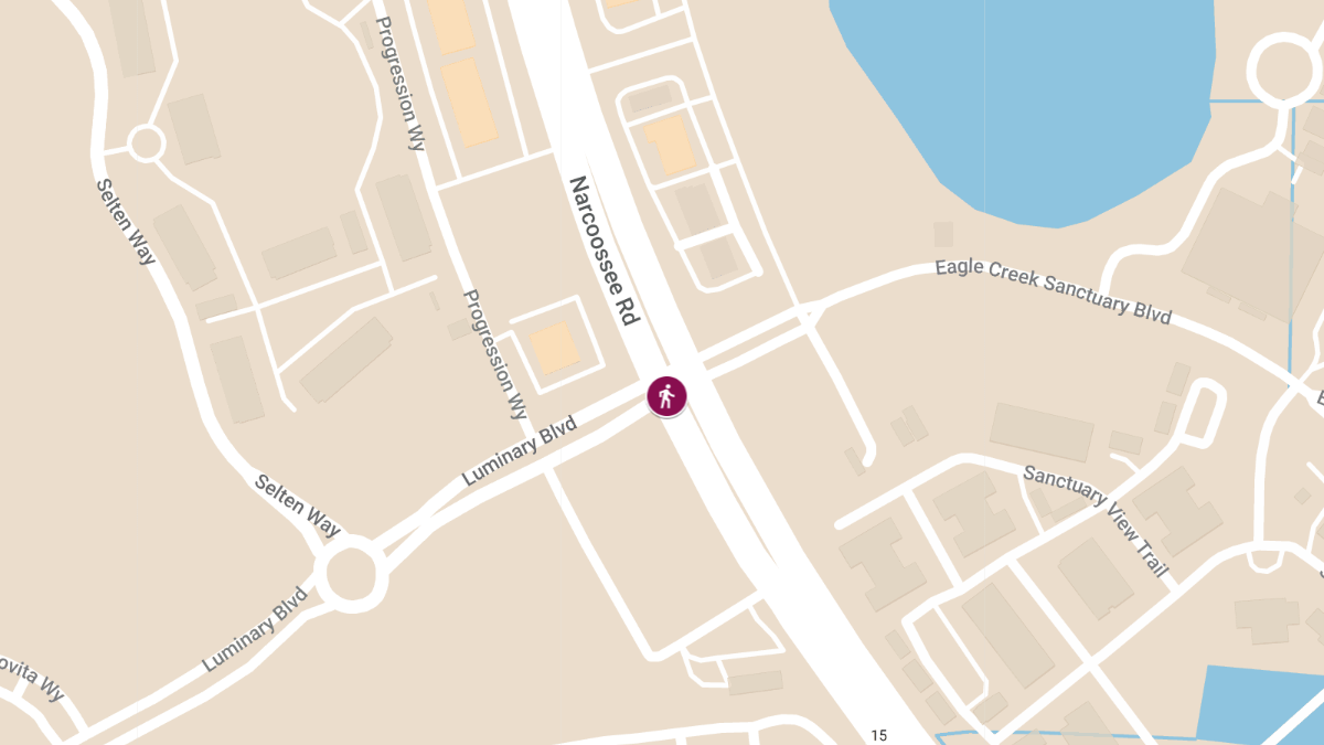 Hit-and-Run Crash with Injuries at Narcoossee Rd & Luminary Blvd