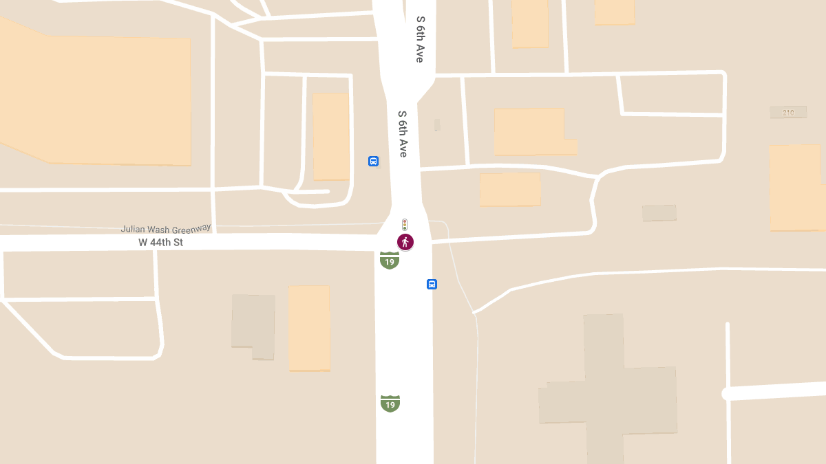 Hit-and-Run Crash with Injuries at W 44th St & S 6th Ave