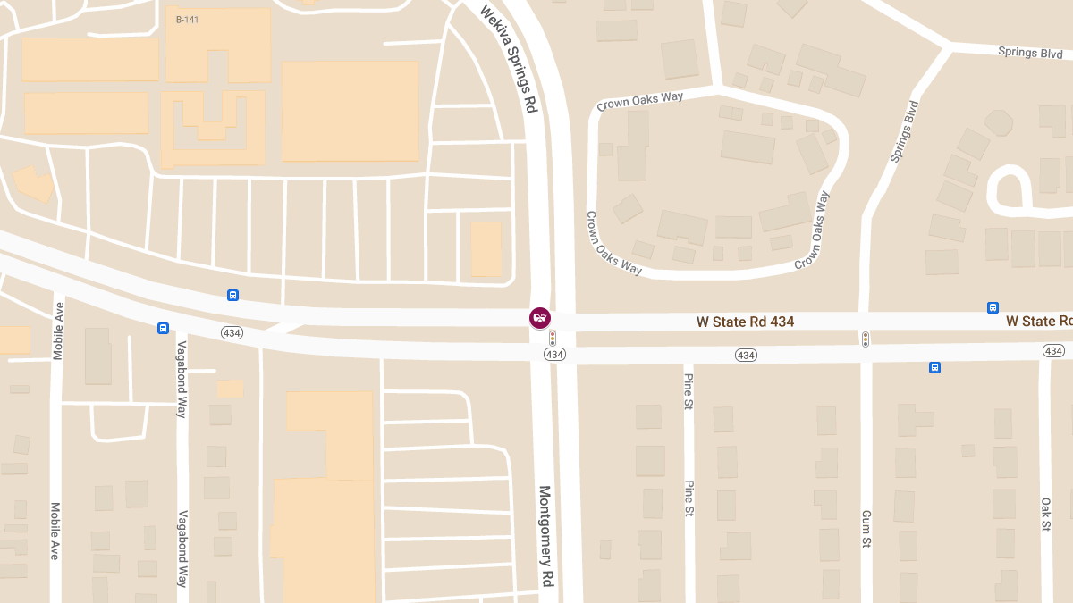 Hit-and-Run Crash with Injuries on SR-434 at Wekiva Springs Rd