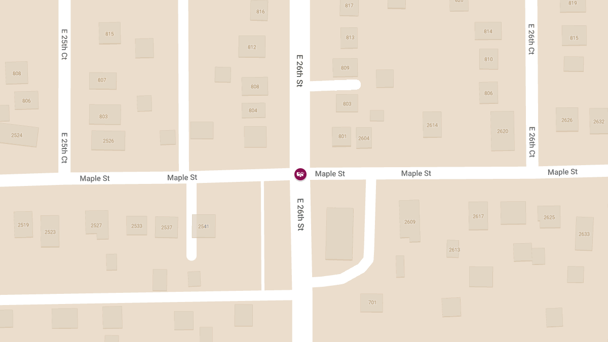 Injuries Reported After Police Chase Ends in Crash at E 26th St and Maple St