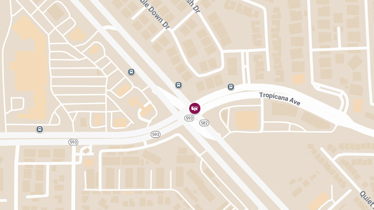 Injuries Reported in Accident at Boulder Hwy & E Tropicana Ave