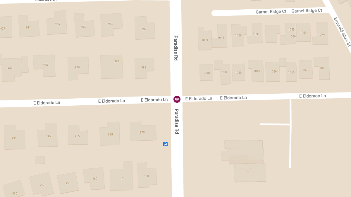 Injuries Reported in Accident at E Eldorado Ln & Paradise Rd