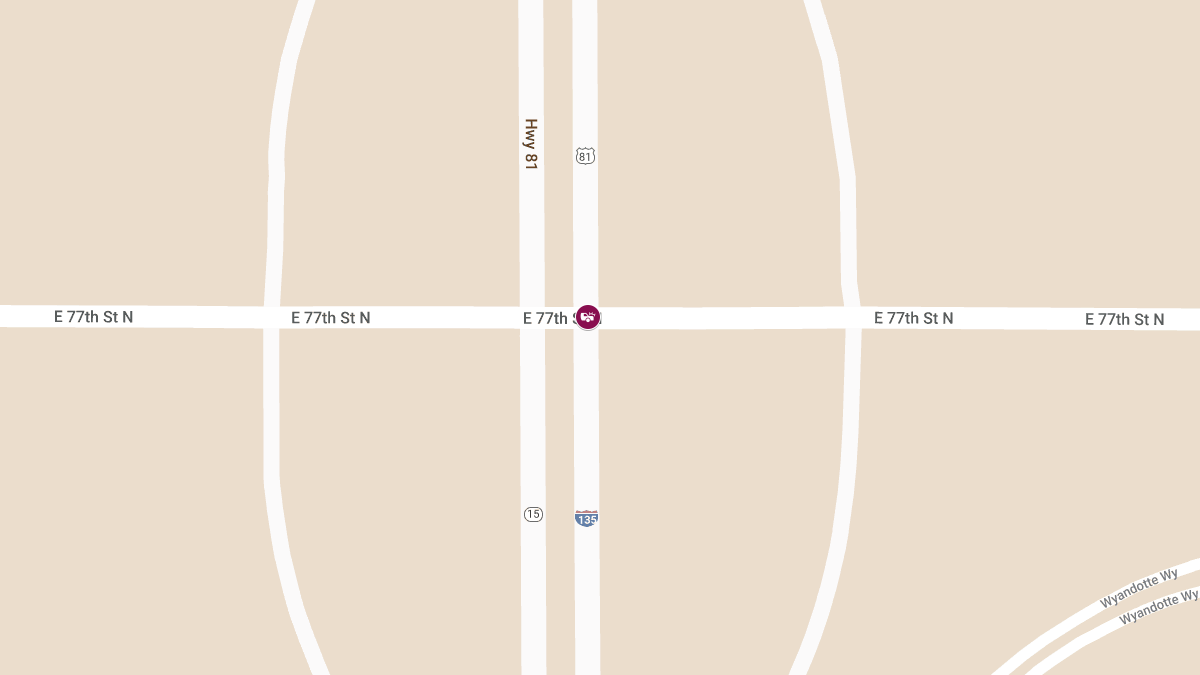 Injuries Reported in Accident at I-135 and 77th St North