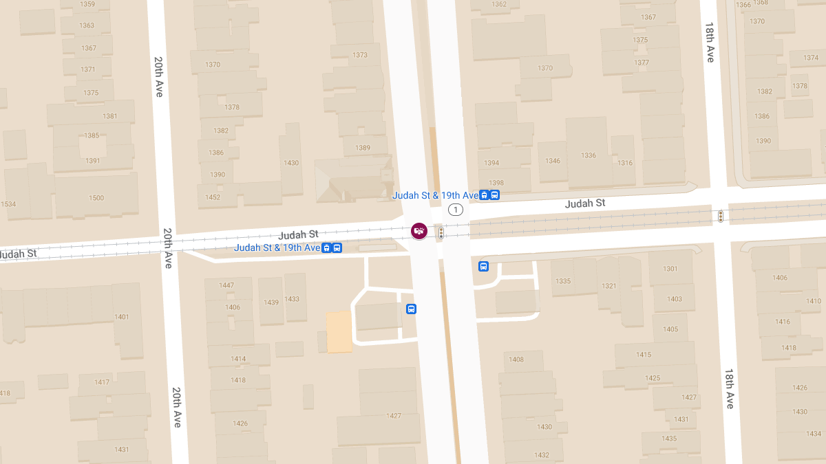Injuries Reported in Car Crash at 19th Ave & Judah St