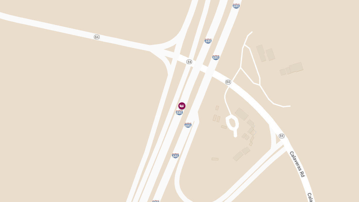 Injuries Reported in Car Crash on I-680 Near SR-84