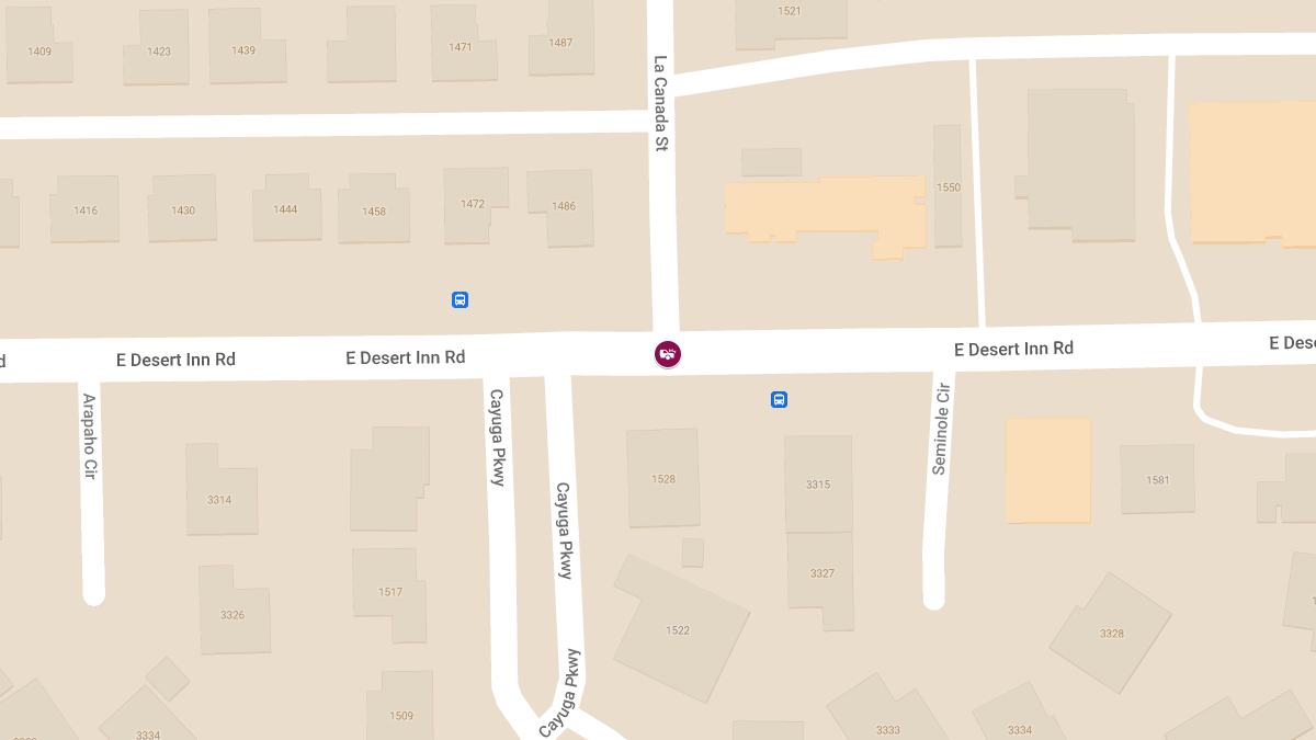 Injuries Reported in Collision at E Desert Inn Rd & La Canada St